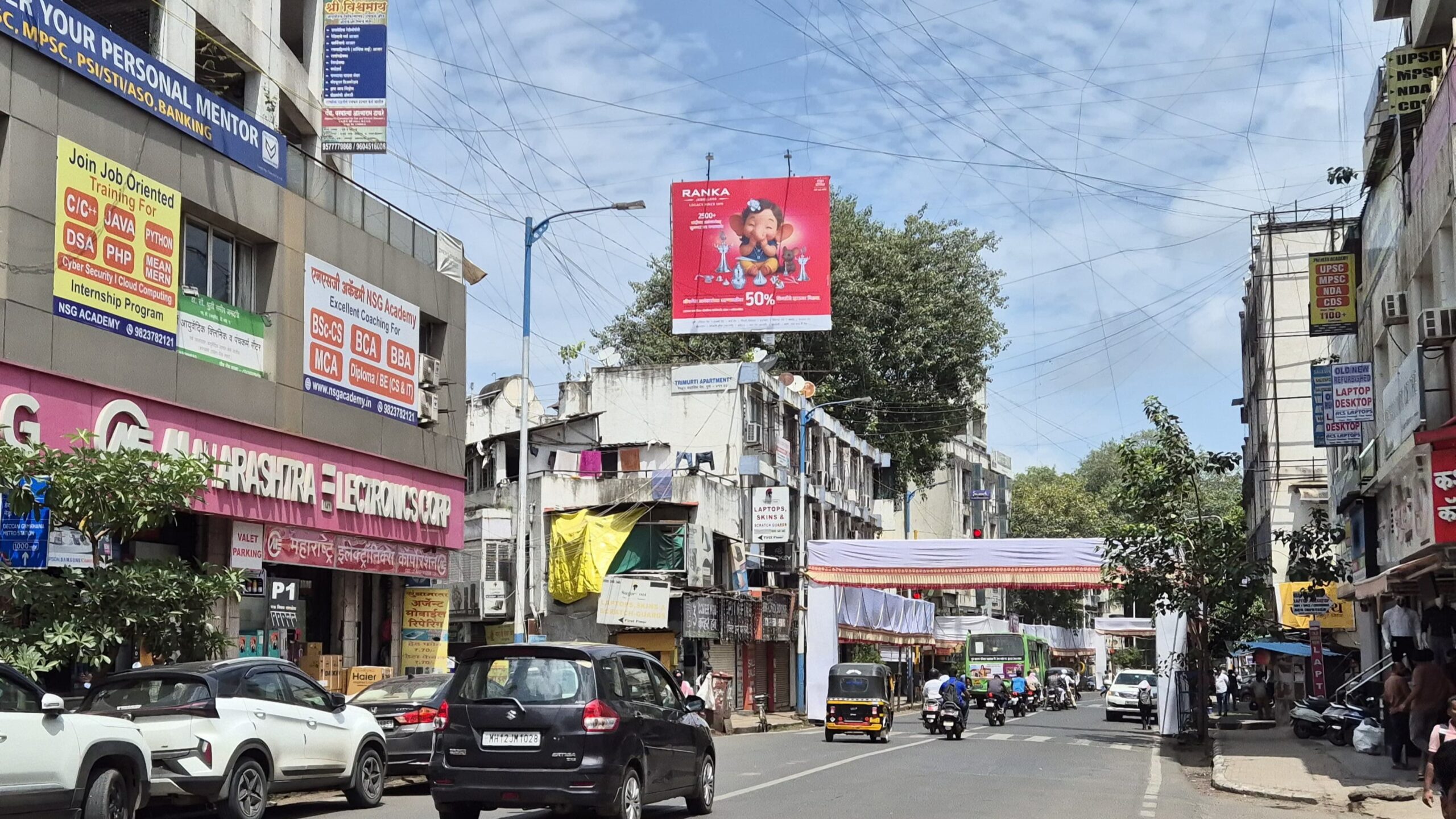 08-Tilak Rd, nr Maharashtra Eletronics, SP College to Alka Chowk FL 20 X20